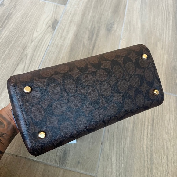 Coach Rowan Satchel In Signature Canvas - Picture 8 of 10